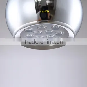 12W Apple LED Pendant Lights For Dining Room Lamp Plating Silver Color Creative LED Chandeliers thumbnail-5