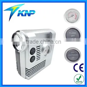 2 In 1 Mini Car Air Compressor With Flashing and Constant thumbnail-1