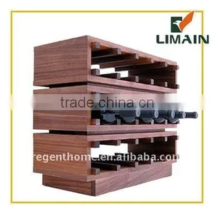 3 Tier Wooden Wine Bottle Rack thumbnail-1