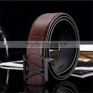 New Men's Leather Belt Fashion Luxury Top Brands Designers Belts For Men thumbnail-6