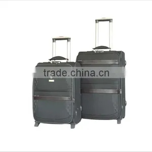2013 New Retro Classic Soft Side Trolley Case Rubber on Aluminum Wheel thumbnail-1