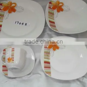 Hot Sell Ceramic Round Dinner Set With Balloon Decal for Wholesale thumbnail-4