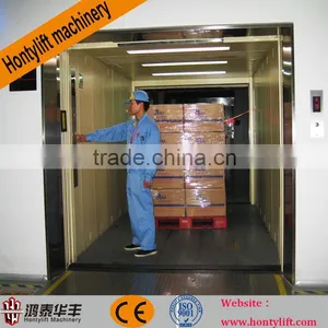 Hydraulic Vertical Cargo Platform Lift/wall Mounted Hydraulic Lead Rail Lift thumbnail-5