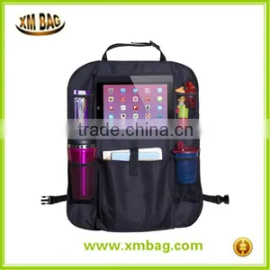 Car Back Seat Organizer With Tablet Holder - Touch Screen Pocke Multipurpose Use as Auto Seat Back Protector, Kick Mat Quality Choice thumbnail-1