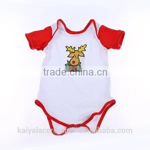 Hot Sale Cotton Printed Christmas Baby Rompers Wholesale thumbnail-1