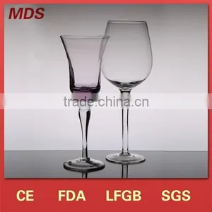 Eco-Friendly Feature Glass Red Crystal Long Stem Wine Glass thumbnail-1