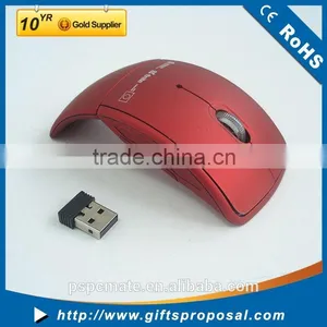 2015 Super Hot Selling Optical Wireless 2.4g Wireless Arc Folding Mouse for Promotion thumbnail-1