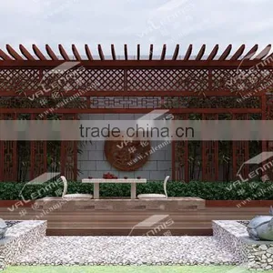 New Design Outdoor Aluminum Alloy Pavilion/gazebo for Sale thumbnail-2