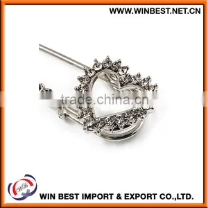 Hot Selling 2015 Costume Jewellery Trendy Brooches, Hang Tag Safety Pin thumbnail-1