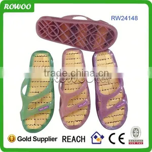 New Fashion Women Straw Slippers thumbnail-1