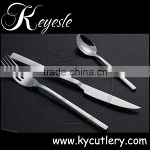 New 2016 Set of Cutlery, Used Restaurant Flatware, Stainless Steel Tableware thumbnail-2