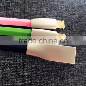 Rhombus Zinc Alloy Connector USB Cable 2 in 1 for IPhone and Andoird thumbnail-1