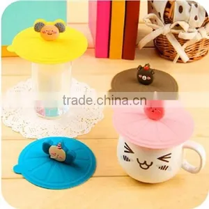 China New Arrival Creative Durable 100% Food Grade Silicone Cup Lid thumbnail-2