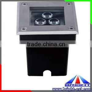 3led LED Inground Light, 3*1W LED Underground Light, Square LED Ground Light thumbnail-1