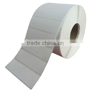Bizsoft 70mm*20mm-1400pcs/roll Self-adhesive Label / Art Paper Sticker / Sticky Label / Barcode Label Sticker thumbnail-2