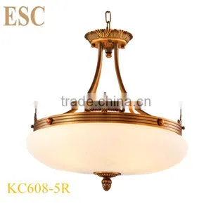 The SPANISH Marble Copper Chandelier thumbnail-6