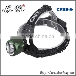 Powerful Lumens Rechargeable Aluminum Led Headlamp Headlight thumbnail-1