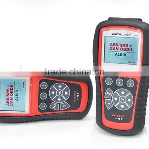 Original AL619 Auto Diagnostic Code Reader Autel AutoLink AL619 AUTO Scan Tool With ABS and SRS DHL Free Shipping thumbnail-2