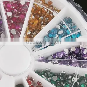 12color Acrylic Rhinestone Nail Art Decoration Wheel thumbnail-2