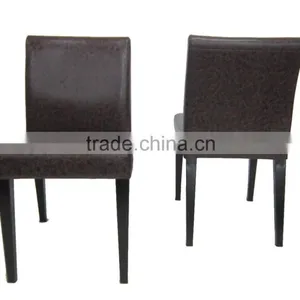 Modern Upholsteryed Leather Dining Chair MG-C400 thumbnail-4