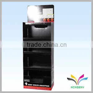 Customized Paperboard Floor Stand Shop Display Stand thumbnail-2