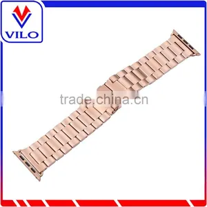 Stainless Steel Metal Wristband HOCO Stainless Steel Watch Strap Classic Buckle Adapter Watch Band for Apple Watch thumbnail-5