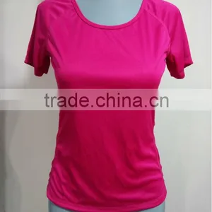 Hot Selling Stretch Yard Dye Short T-shirt Fitness Wear thumbnail-1