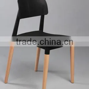Heavy-duty Plastic Hotel Banquet Chairs With Wood Frame 1561b Quality Choice thumbnail-2