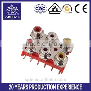 Six Pin Shielding AV Pin Jack Board AV6-8.4-13D thumbnail-1