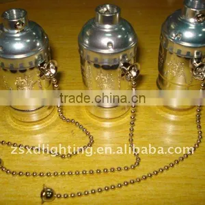 E26 Switch Lamp Holder ( Pull -Chain /aluminum Alloy Shell ) thumbnail-1