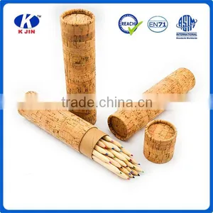 7' New Design Color Pencil in Cork Box For Gifts thumbnail-1