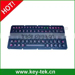 Portable Flexible Skinny Silicone Rubber PC Keyboard With Backlight Optional thumbnail-2