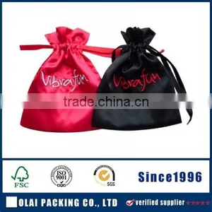 Luxury Logo Printed Promotional Christmas Satin Hair Bag Quality Choice thumbnail-1