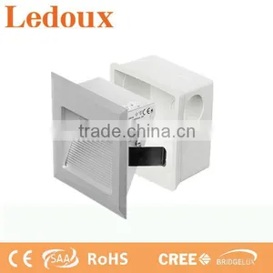 Brushed Silver Square 87*87mm Indoor Stair Step Light thumbnail-1