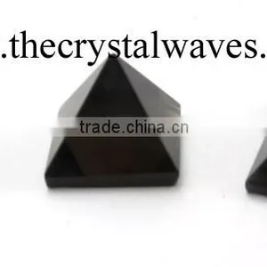 Smoky Obsidian Pyramid thumbnail-1