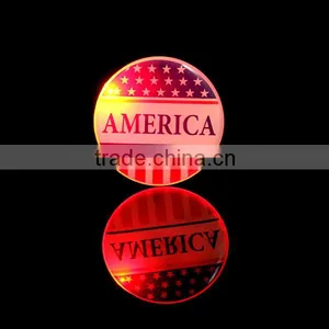 New Products Promotional Led Body Lights Glow Badge Customized thumbnail-1