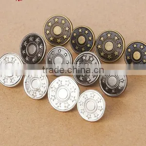 Star Logo Metal Denim Shank Buttons thumbnail-1