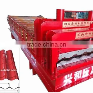 Arc Glazed Tile Roofing Machine /1035 Glazed Tile Machine /cold Glazed Tile Roll Forming Machine thumbnail-1
