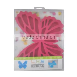 100% Food Grade FDA Free Personalized Custom Butterfly Shape Silicon Ice Tray thumbnail-5