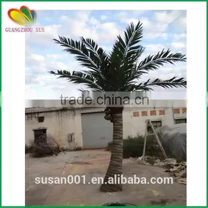 Decorative Plastic Tree Artificial Coconut Tree Fiberglass Artificial Coconut Tree thumbnail-1