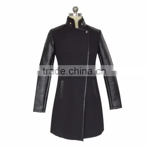 Winter Clothing Black Faux Fur Women Long Coat thumbnail-2