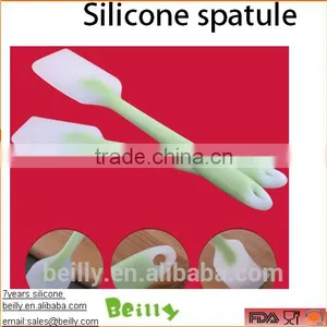 TRANSPARENT SILICON RUBBER SPATULA BAKING CAKE MIXING SCRAPER thumbnail-3