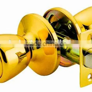 2016 Brass Tulip Style Keyed Entry Tubular Knob Lock Quality Choice thumbnail-5