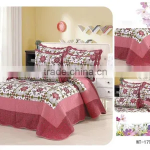 Quilted Bedding WT1792 Red thumbnail-1