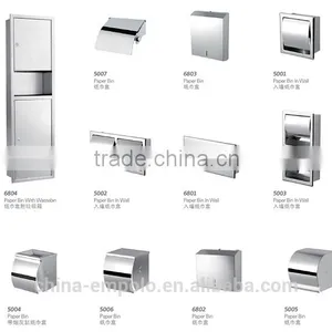 Empolo Double Vertical Wall Built In Tissue Paper Holder Made Of 304 SS, Paper Napkin Holder 5003 thumbnail-2