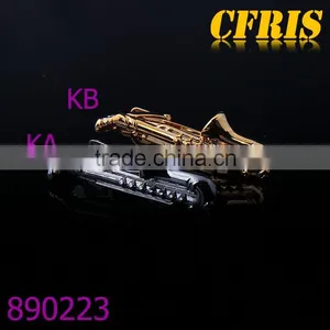 Custom Music Instrument Sax Tie Bar Saxphone Tie Clip thumbnail-1