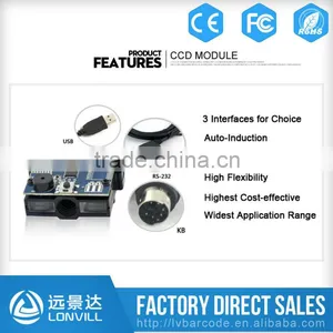 Small Barcode Scanner Engine High Sensitive 1D OEM Barcode Scanner Module LV12 Quality Choice thumbnail-2