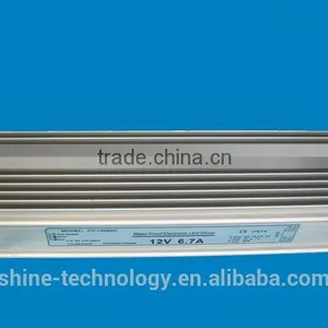 High Quality Waterproof Ip67 12v 80w Switching Power Supply, Aluminum Waterproof Led Power Driver Outdoor thumbnail-1