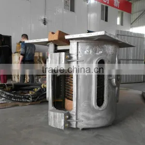 China Smelting Furnace 1tons up to 1200.C to Melt Brass thumbnail-2