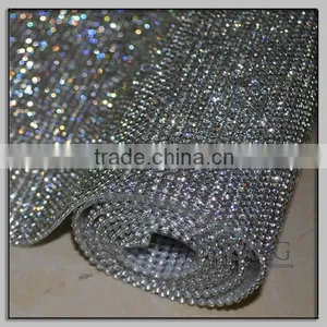 Glass Crystal Beads Trimming Mesh thumbnail-1